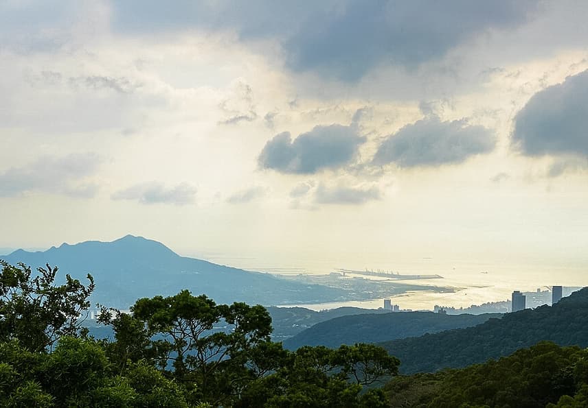 台北北投・中正山親山步道｜從山到海，獨享 180 度無敵市景