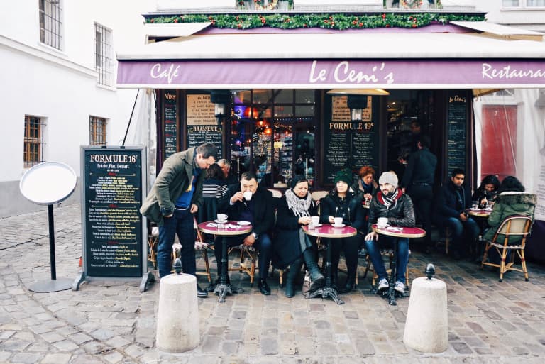 PARIS IN PAINTS, MONTMARTRE 帆布畫上的巴黎，蒙馬特