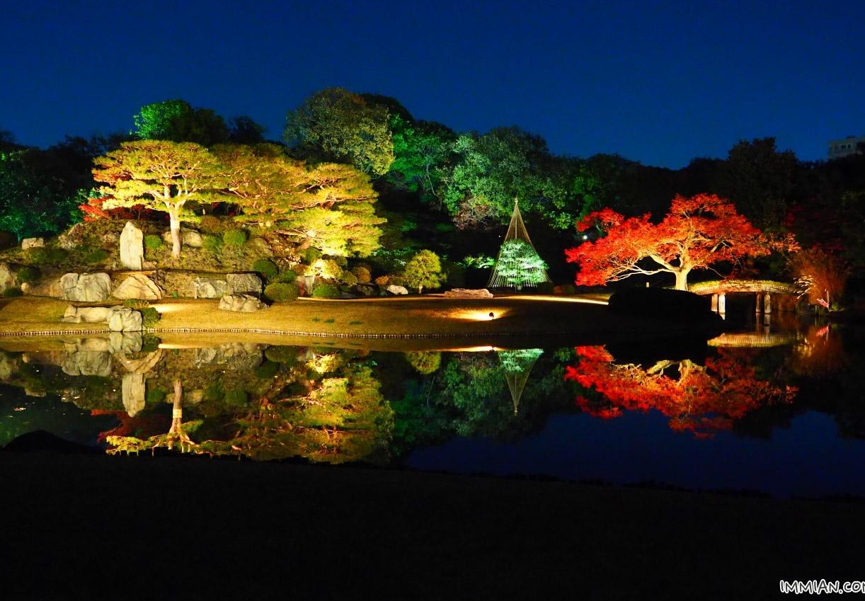 東京賞楓「六義園」：2018 夜楓時間公布，秋季限定東京唯一可賞夜楓的地方