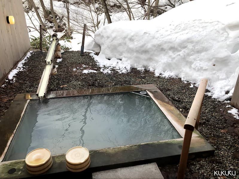 日本藏王溫泉大平飯店「最上高湯 善七乃湯」，雪中溫泉四間貸切風呂任意泡，溫泉飯店住宿體驗推薦