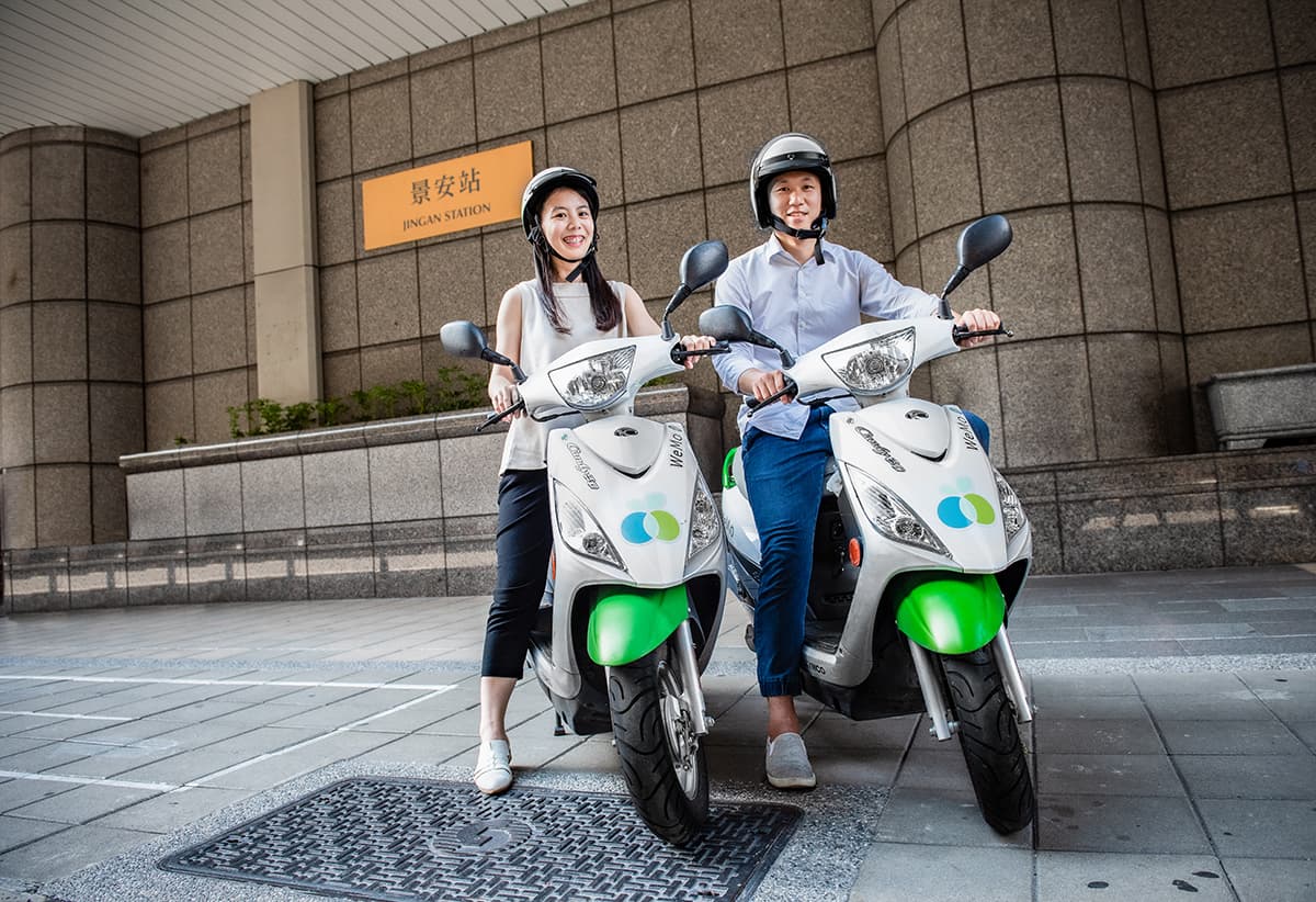 悠遊卡首度攜手共享機車品牌 WeMo Scooter， 1280 元定期票每月免費拿 50 元騎乘金