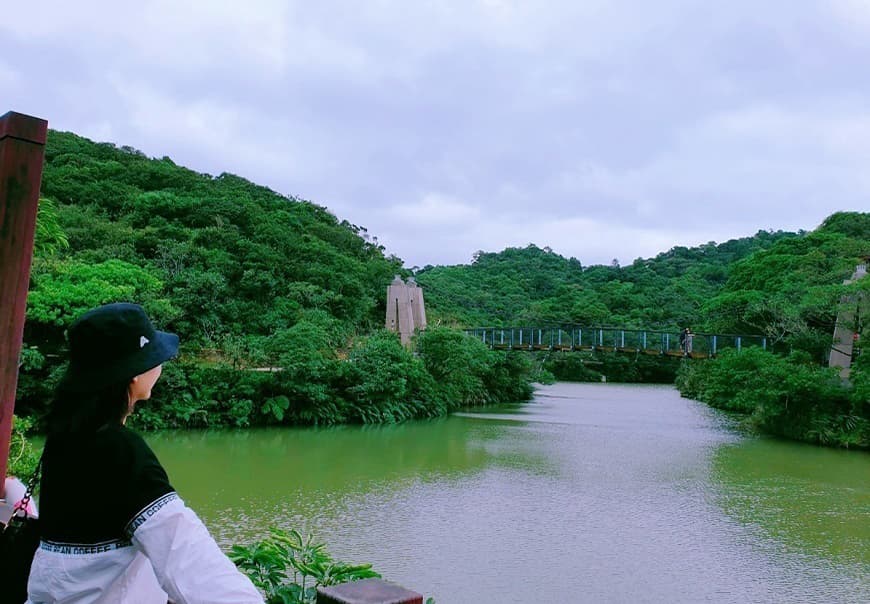 基隆・情人湖公園 ｜湖光山色情人夢，北台灣最具浪漫色彩的一座橋