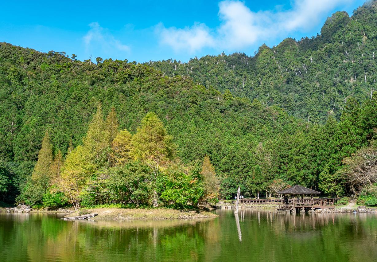 宜蘭・明池國家森林遊樂區｜綠樹靜水林間光的美景，交通、門票、表演、必拍景點全攻略