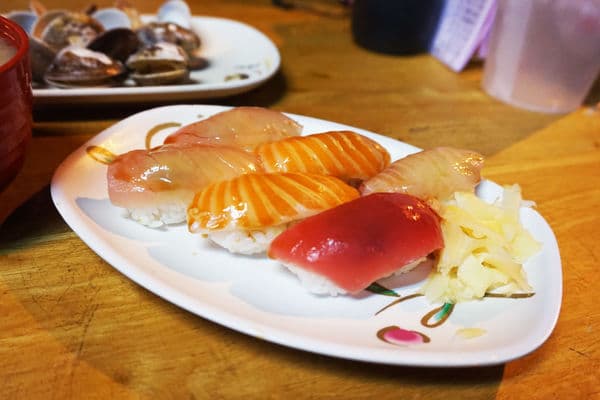 綜合生魚壽司 $140