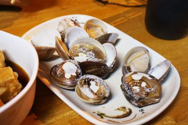 蛤蜊鹽燒 $ 60