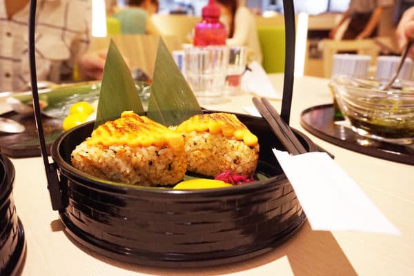 烤明太子飯糰 $100