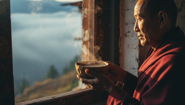 清晨的第一口酥油茶，與第一次死亡