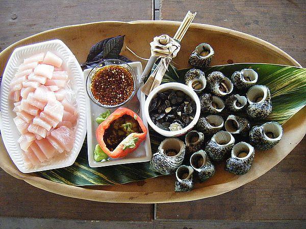 海鮮料理首發--超新鮮沙西米&月光螺、笠螺，來自大海的新鮮滋味!!!!(吞口水)
