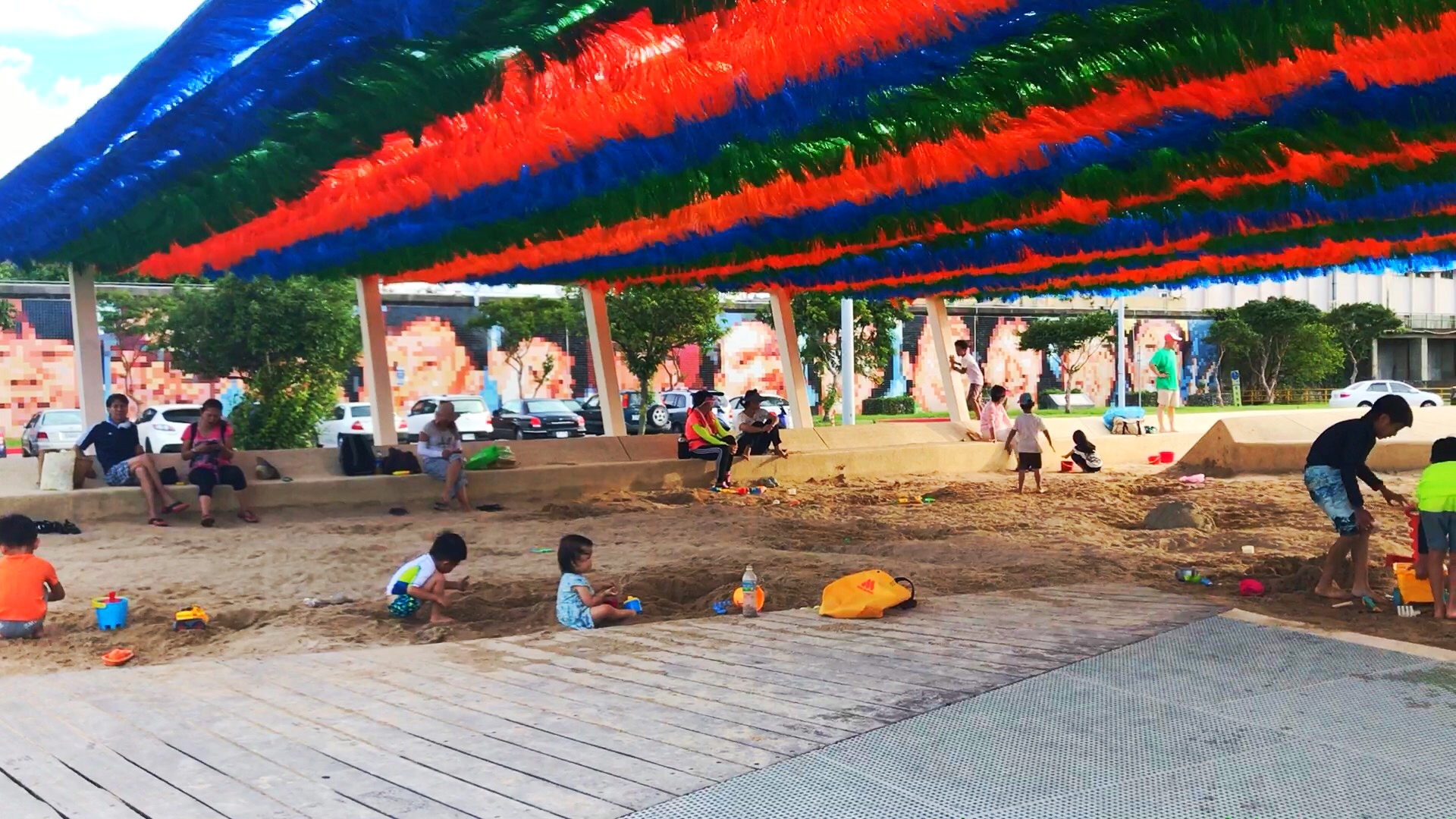 台北大佳河濱公園：能夠玩水、玩沙的夏日親子消暑遊樂園