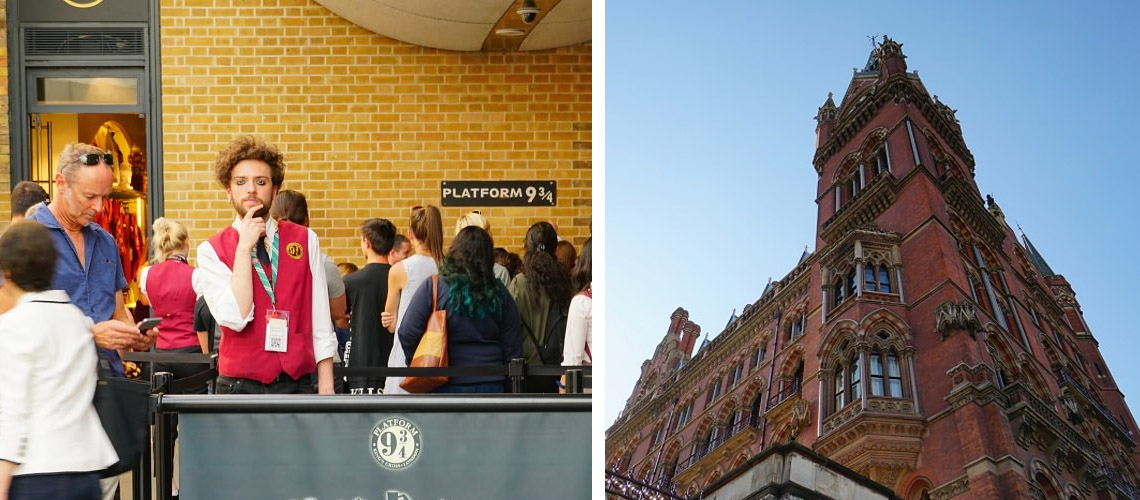 英國倫敦：哈利波特 + 攝影迷必去的王十字車站、9 又 3/4 月台、聖潘克拉斯站