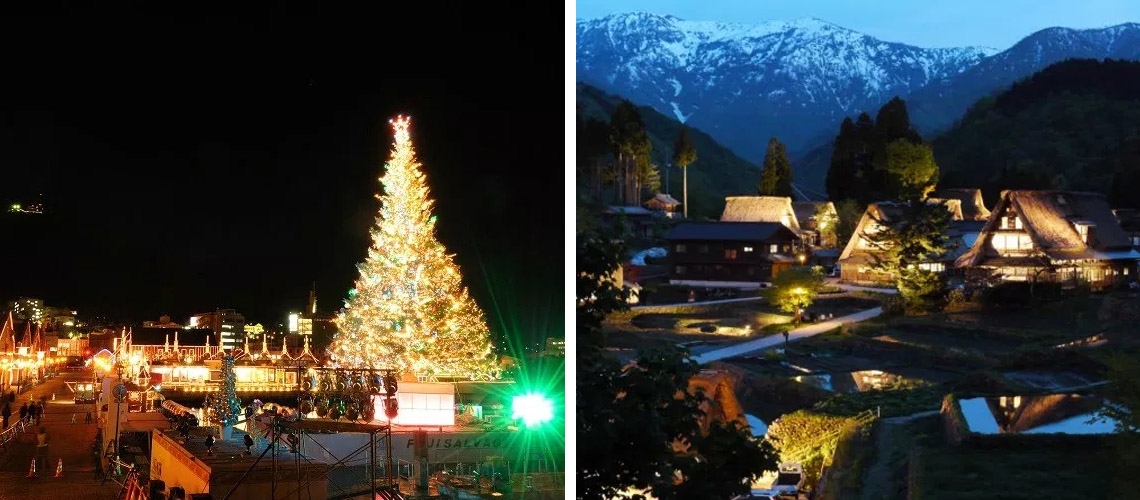 2018 年末日本冬季點燈活動：東京聖誕、合掌村、青池點燈攻略！