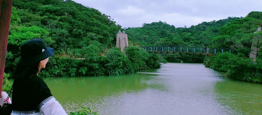 基隆・情人湖公園 ｜湖光山色情人夢，北台灣最具浪漫色彩的一座橋