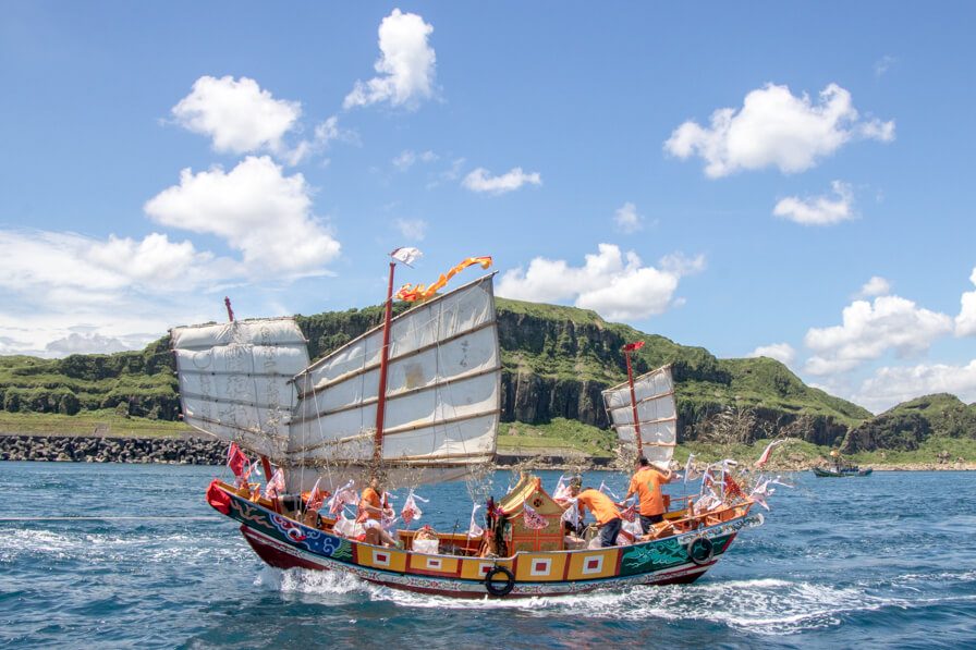 兩百多年的基隆神秘王船，社靈廟三府王爺海上遊江