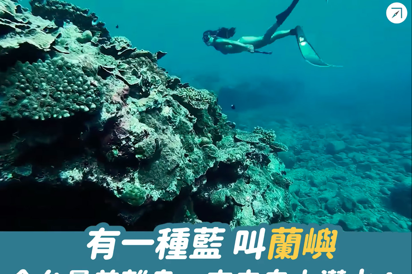 有一種藍，叫「蘭嶼」－－全台最美離島，來去自由潛水！（影片）