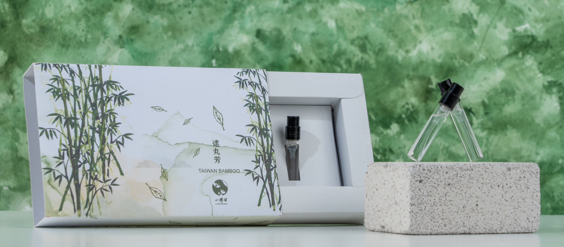 手搖飲品牌「一沐日」推出香氛禮盒！竹香香水、日月潭紅茶包組合，限量 200 份