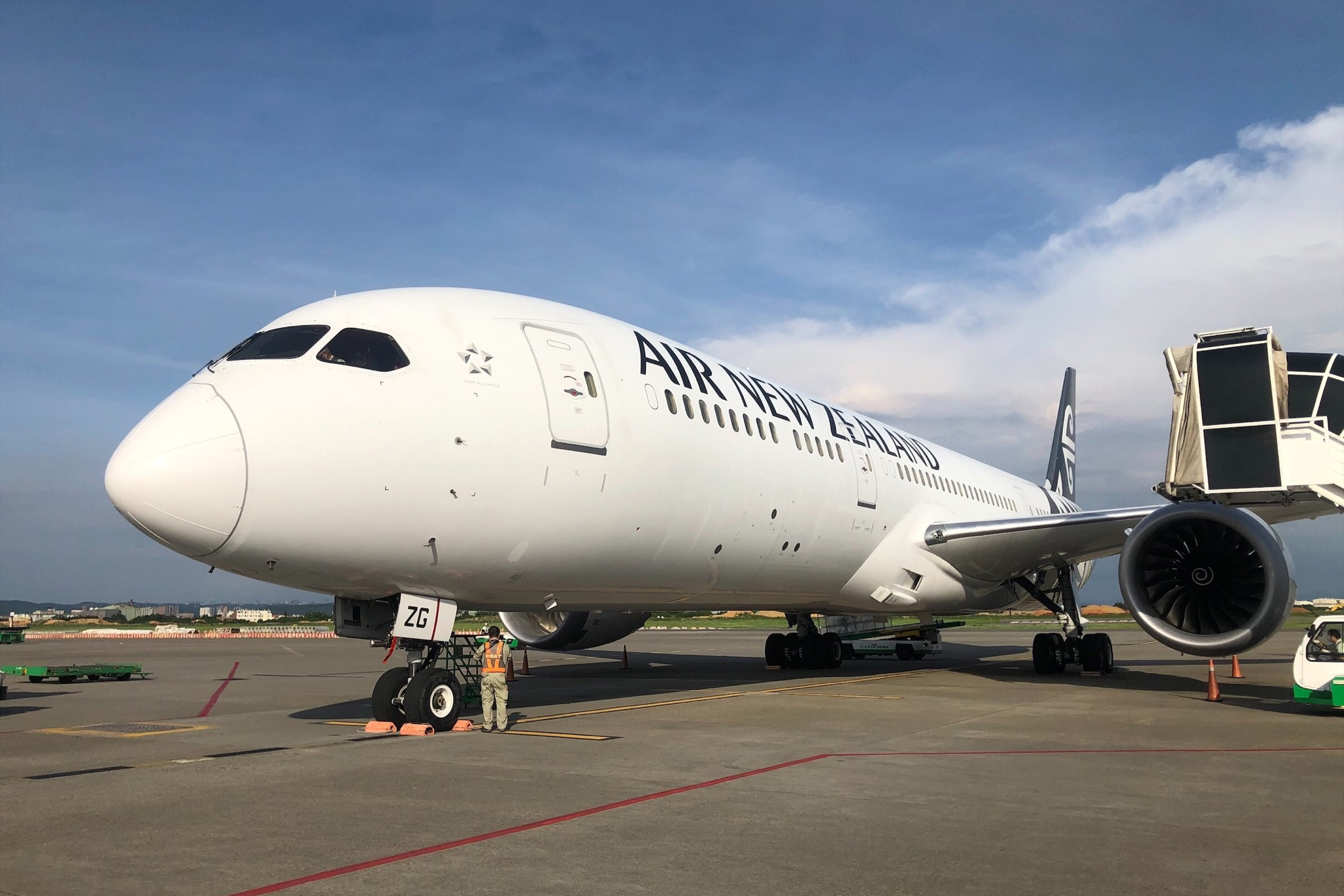 紐西蘭航空8月重啟台北-奧克蘭直飛班機，787-9夢想客機再次現身台北