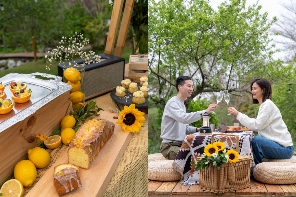 苗栗豪華露營「山野森活」 2023 推出北歐春季野餐主題，手作 SMØRREBRØD 開放式三明治！