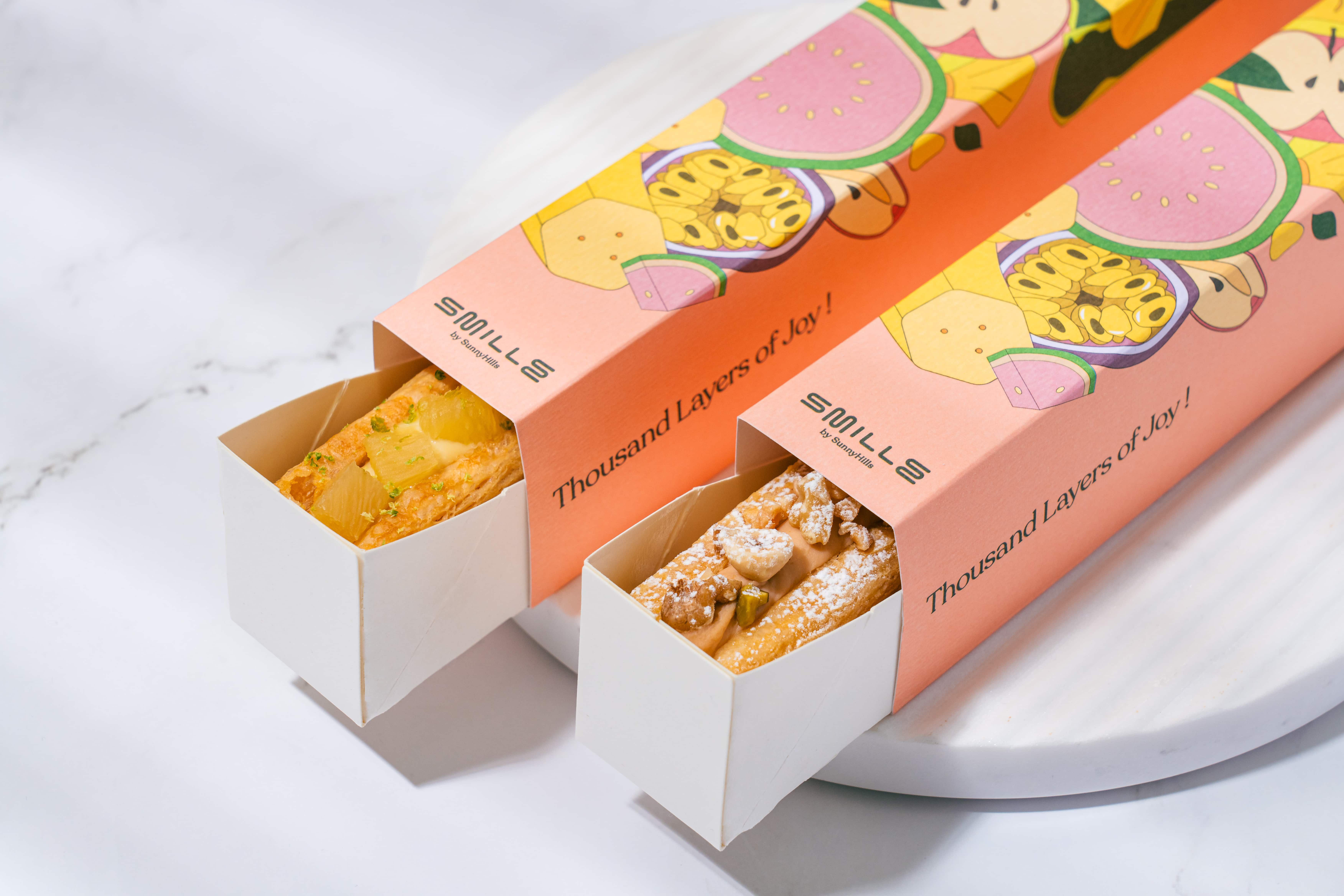 微熱山丘全新品牌 Smille 微笑蜜樂進駐松菸，首發四款水果口味的蜜樂酥